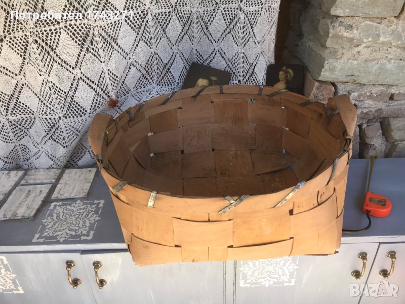 Голяма кошница за декорация, снимка 1