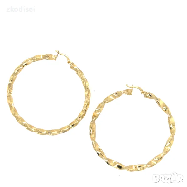 Златни обеци 5,64 гр. 14кр. проба:585 модел:23637-2, снимка 1
