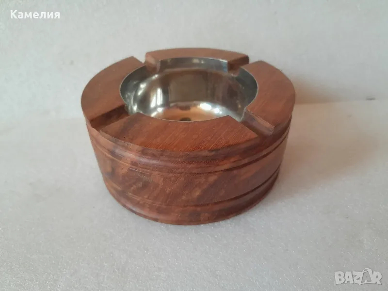 Дървен пепелник , снимка 1