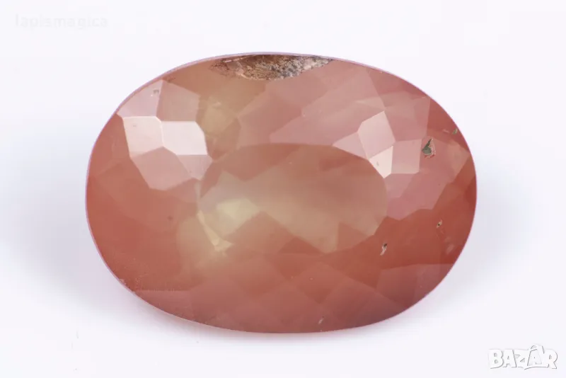 Андезин фелдшпат 8.57ct овал шлифовка, снимка 1