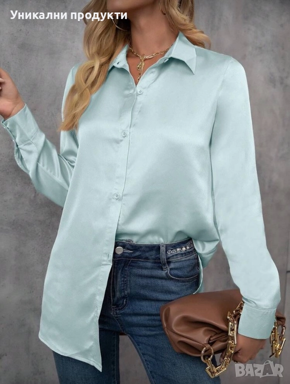 Сатенена риза Old money, снимка 1