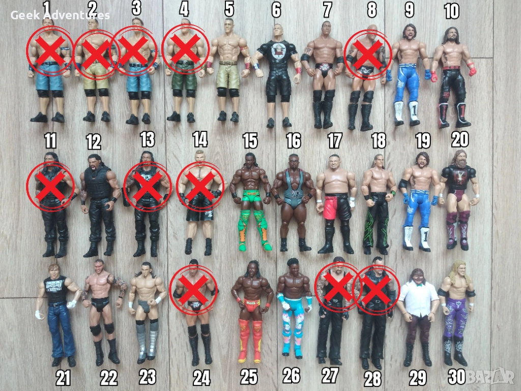 WWE Action Figure Pro-Wrestling / WWE Екшън Фигурки Кечисти, снимка 1