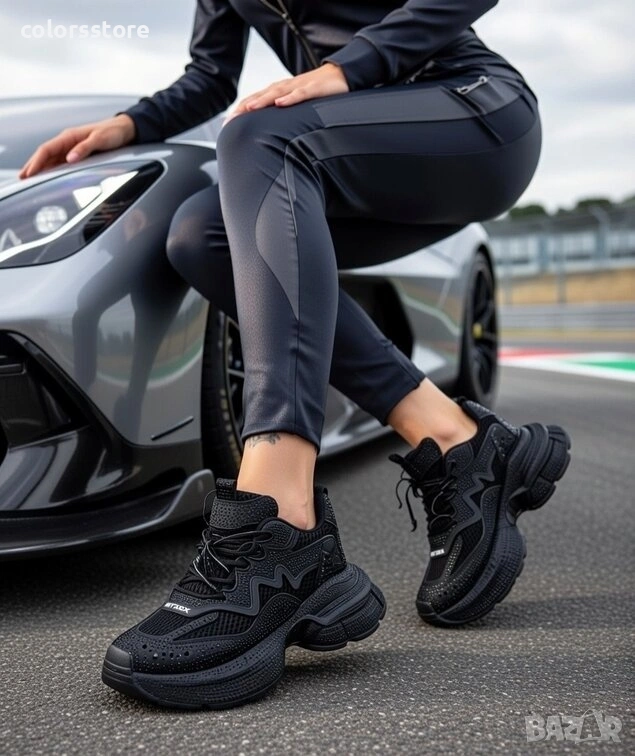 Равни маратонки - черни - 5WL95 , снимка 1