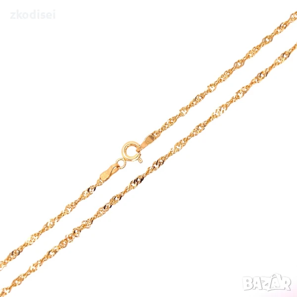 Златен синджир 2,09гр. 39,0см. 14кр. проба:585 модел:32131-1, снимка 1