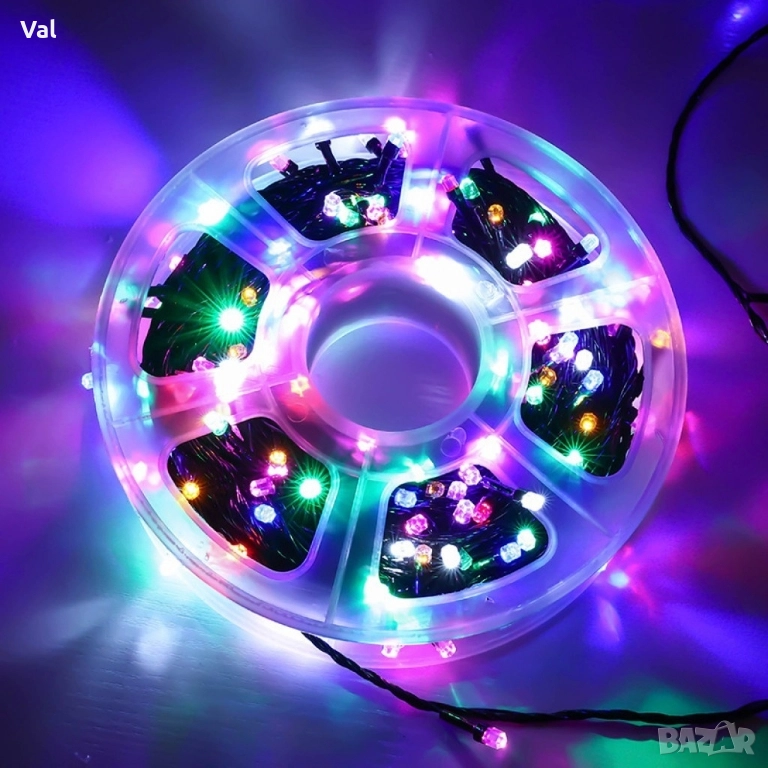 Водоустойчиви коледни LED лампички Звездно небе- 50 метра 240 светлини, снимка 1