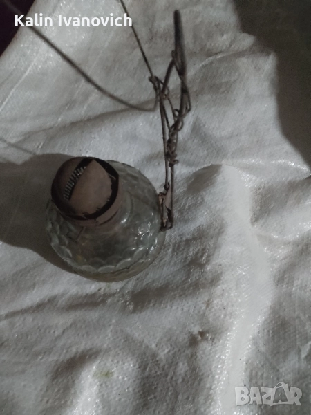 старинна газова лампа , снимка 1