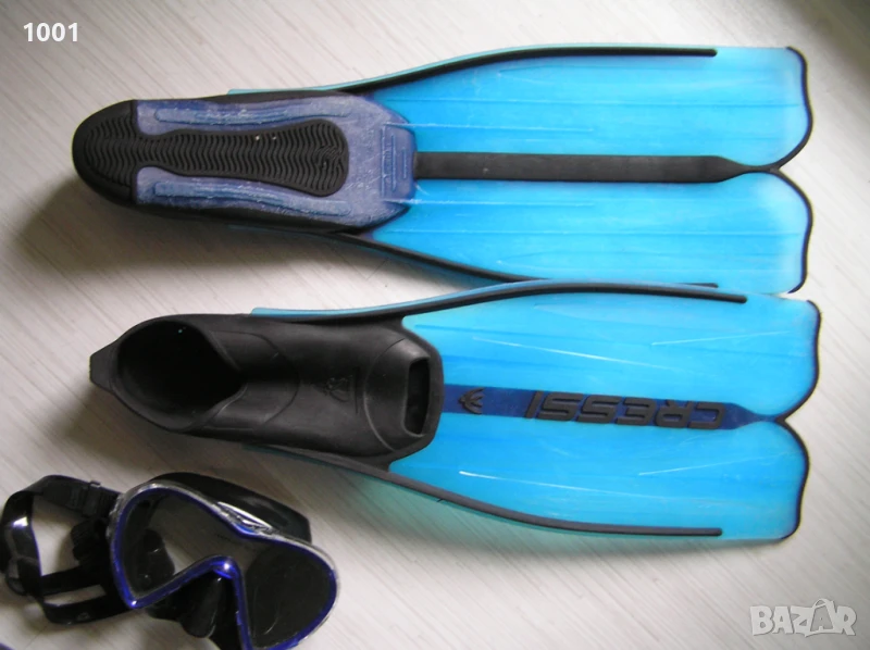 Маска за плуване и Плавници №33/34 , №35/36 , №38/40, снимка 1