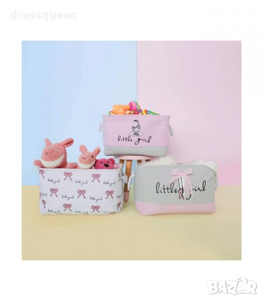 3054 Текстилен и сгъваем кош за детски дрехи и играчки, снимка 1