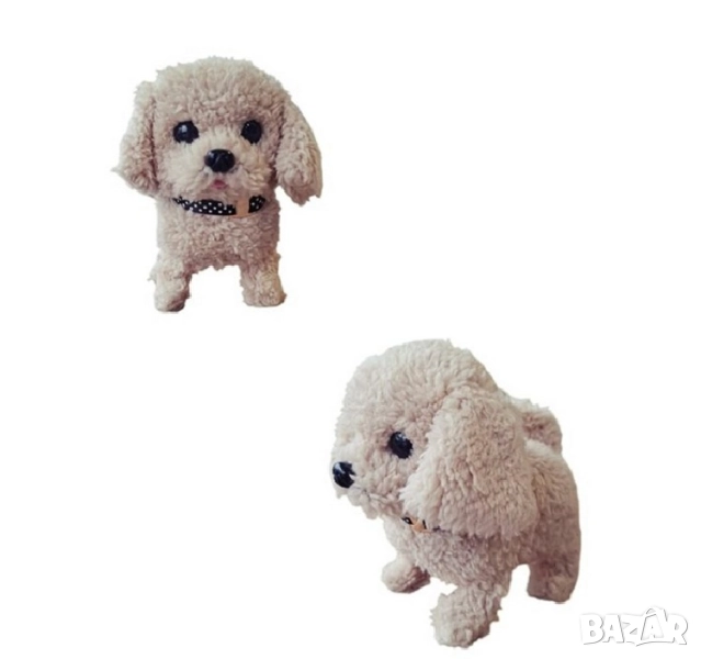 Плюшена играчка Куче на батерии – ходи и лае, снимка 1