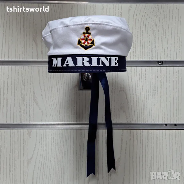 Нова детска моряшка шапка Юнга, MARINE с Котва, снимка 1