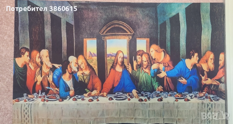 Leonardo - Луксозна светеща картина , снимка 1