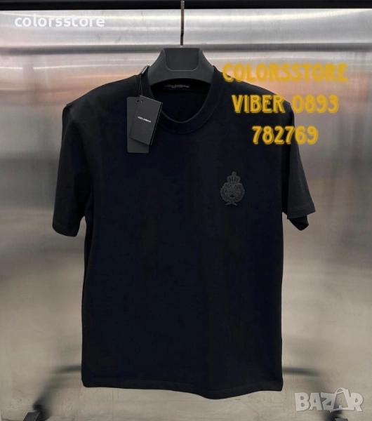 Мъжка Черна тениска D&G кодIM122, снимка 1