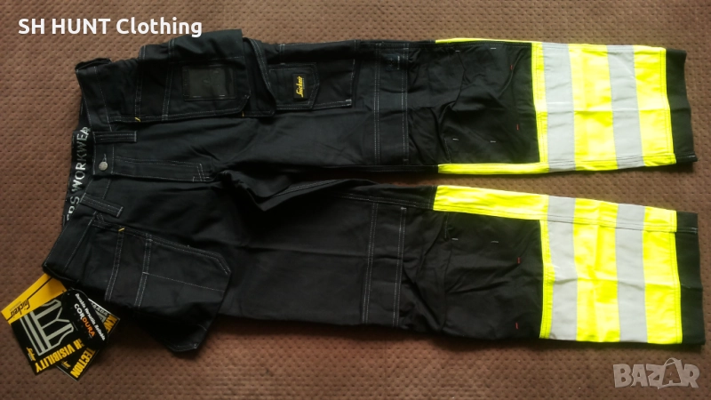 Snickers 3235 High-Vis Cotton Holster Pocket Work Trousers размер 46 / S работен панталон W4-266, снимка 1