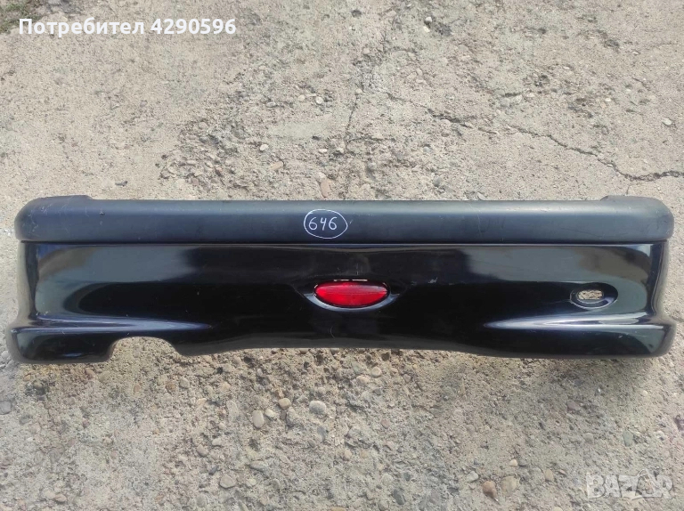 Задна броня за Peugeot 206 cc / Пежо 206 кабрио , снимка 1