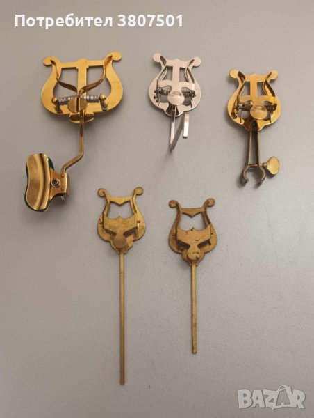 НОТНИ ЩИПКИ ЗА САКСОФОН,ТРОМБОН,БАРИТОН,ТРОМПЕТ,ФЛИГОРНА, снимка 1