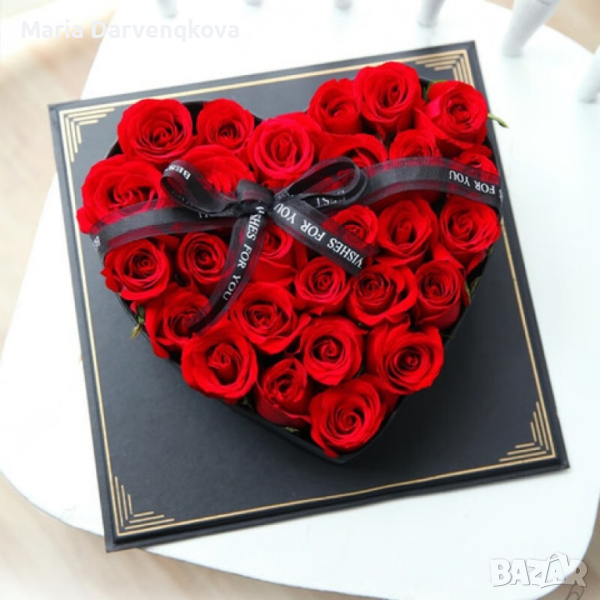 кутия с ароматни рози , снимка 1