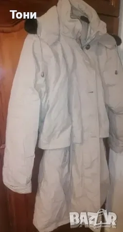CLASSIC Оригинал Ново Дамско Топло Дълго Яке с Качулка с Пух 2XL , снимка 1