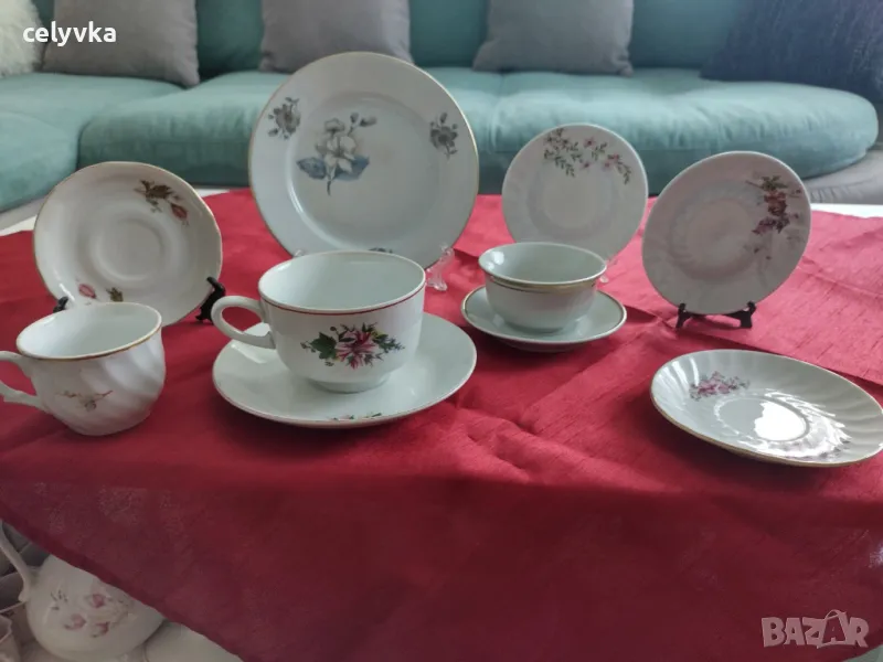 Порцеланови чинии,  чаши, кани  за допълване, снимка 1