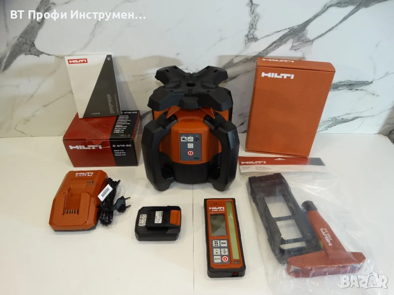 Hilti PR 30 HVSG A12 - Ротационен лазерен нивелир със зелен лъч, снимка 1