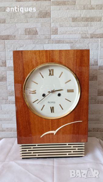 Стар стенен часовник - Янтар / Jantar - Антика - 1970"г., снимка 1