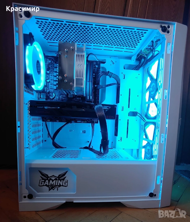 Геймърски PC Ryzen 5500, AMD Radeon SP6600XT, 32gbddr4, 1tb ssd, снимка 1