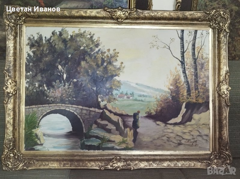 Рисувана картина с размери 105/75, снимка 1