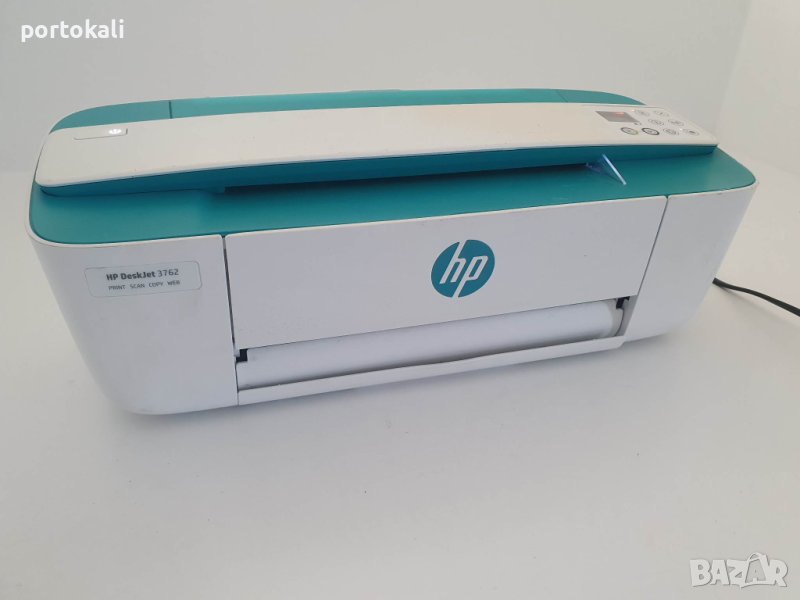 Wi-fi! Цветен HP DeskJet 3762 принтер скенер копир , снимка 1