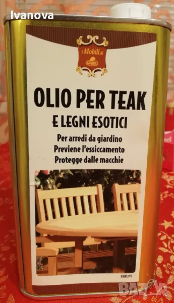 Тиково масло за дърво GUBRA, 1000 ml, снимка 1