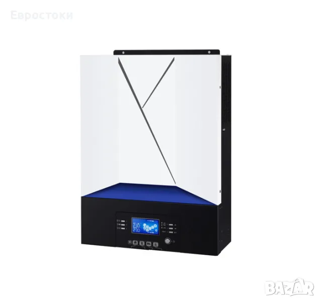 Инверторно зарядно устройство 6000W 48V със 120 A 500V MPPT регулатор, подвижен LCD контролен екран, снимка 1