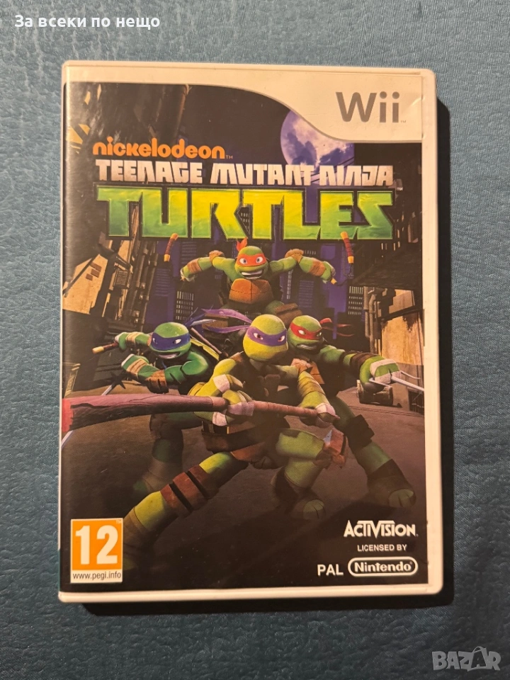 Игра за Nintendo wii Nickelodeon Teenage Mutant Ninja Turtles TMNT , снимка 1