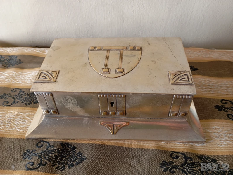 Стара кутия за бижута арт нуво wmf, снимка 1
