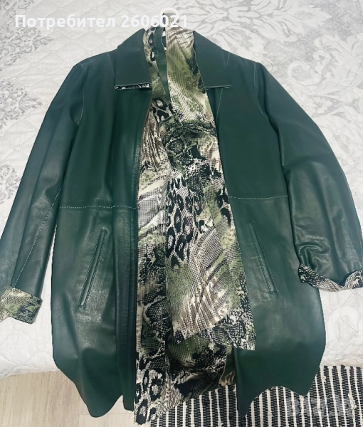 Естествена кожа, телешка! Двулицево! , снимка 1