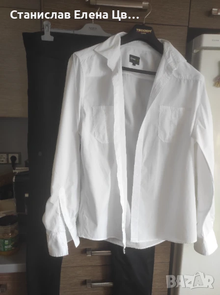 Мъжки панталон с бяла риза, снимка 1