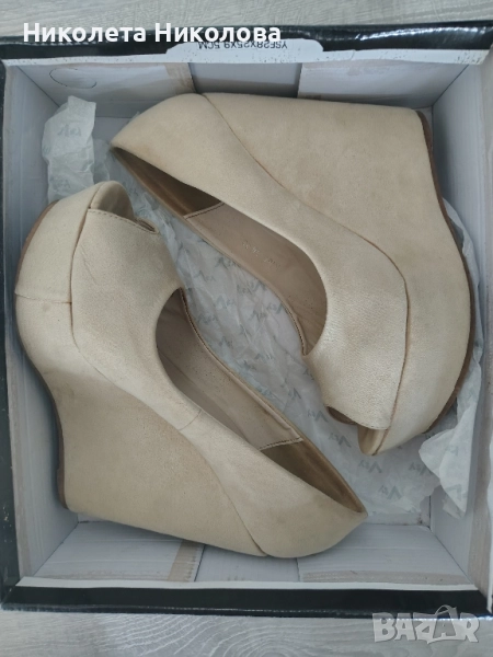 Дамски обувки на платформа , снимка 1