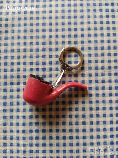 стар ключодържател с монетник, снимка 1
