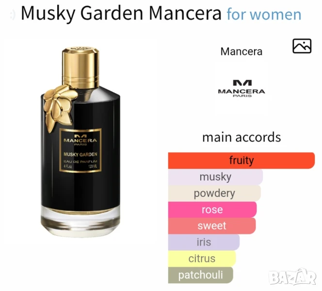 Mancera Musky Garden - EDP , снимка 1