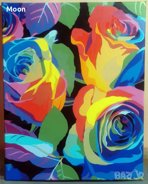 Картина - Поп Арт Рози, снимка 1