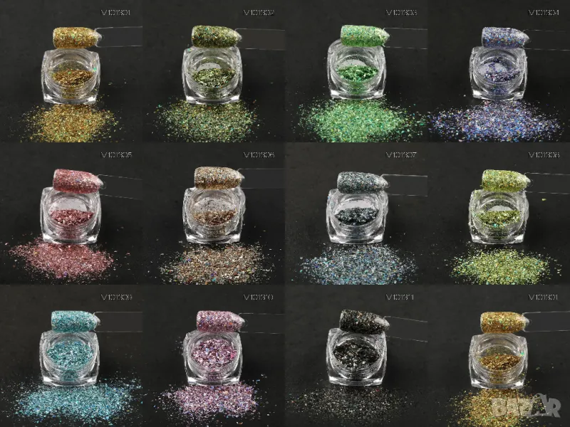 Холограмни пигменти за декорация, снимка 1