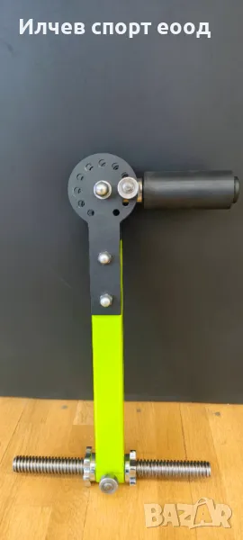 Дъмбел с регулируема дръжка и раздвижено долно зареждане на тежестите , снимка 1