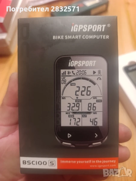 Велокомпютър iGPSPORT BSC100S , снимка 1