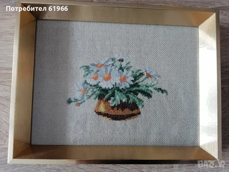 Красиво изработен гоблен в рамка! , снимка 1