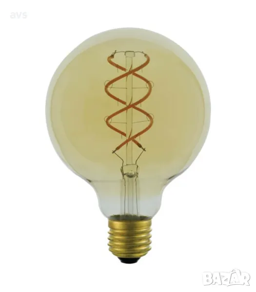 LED крушка 4W G95 2200K филамент VITO E27, снимка 1