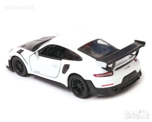 Porsche 911 GT2 RS - мащаб 1:36 на KinSmart моделът е нов в кутийка, снимка 18 - Колекции - 42687511