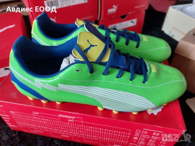 Зелени бутонки ПУМА 43,44,45 номер, снимка 2 - Футбол - 41359052