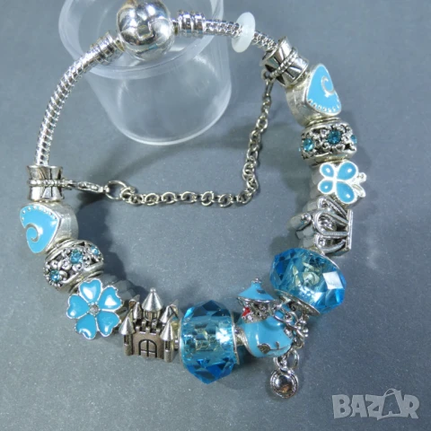 ⚜️ Разпродажба Гривна с талисмани тип пандора , снимка 4 - Гривни - 47011608