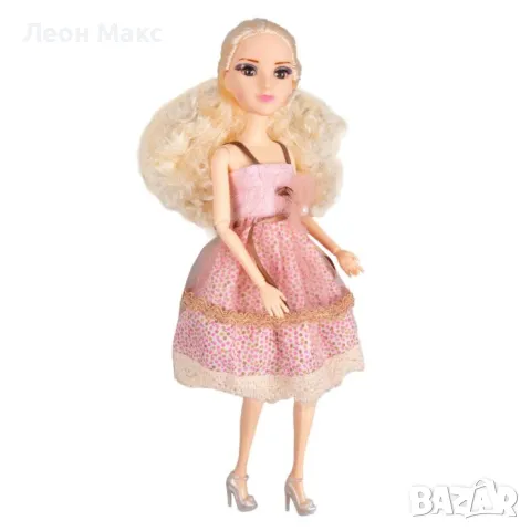 Кукла Сариел 30см руса с букли в розово, снимка 6 - Кукли - 48438475