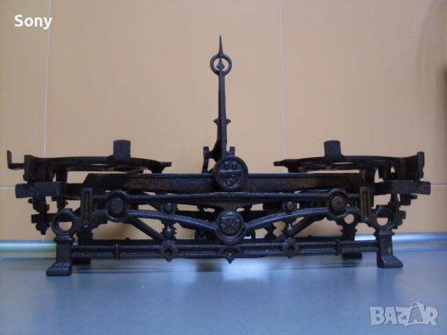 Стар кантар с тасове., снимка 3 - Антикварни и старинни предмети - 52495671