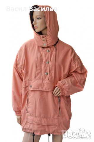 Rodeo Дамско шушляково яке Розово с качулка, снимка 2 - Якета - 51932237