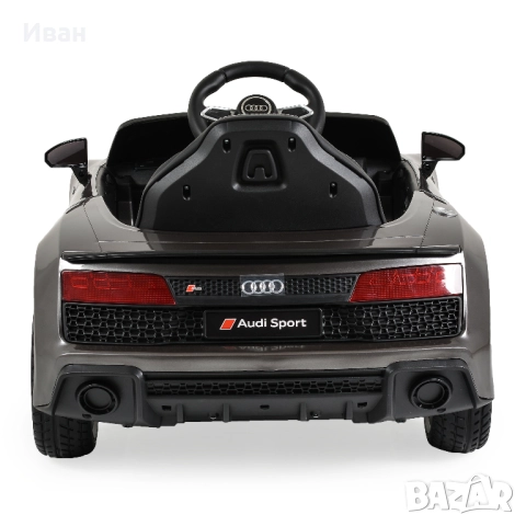 ПРОМОЦИЯ ДО 24.12!НОВО!Акумулаторна кола Audi R8 Spyder с 12V батерия,меки гуми,металик,USB, снимка 6 - Електрически играчки - 51753310