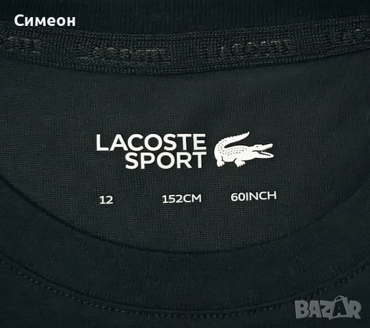 Lacoste Logo T-Shirt оригинална тениска ръст 140-152см памук фланелка, снимка 3 - Детски тениски и потници - 41748912